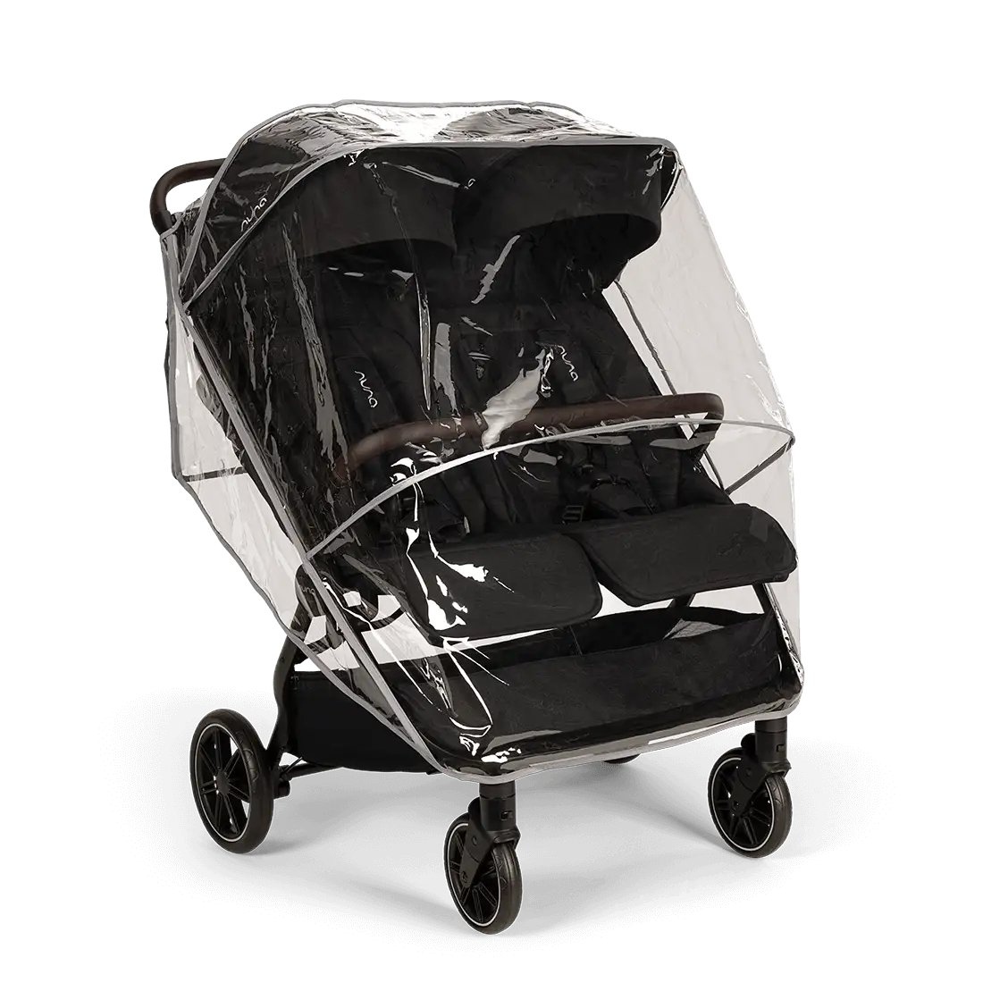Nuna trvl dubl Side-By-Side stroller – Caviar Nuna trvl dubl Side-By-Side stroller – Caviar