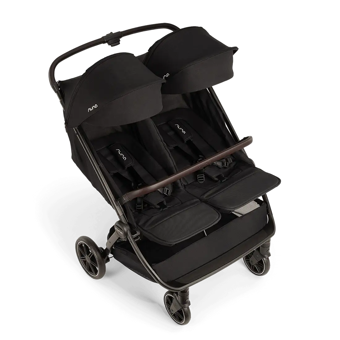 Nuna trvl dubl Side-By-Side stroller – Caviar Nuna trvl dubl Side-By-Side stroller – Caviar
