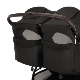 Nuna trvl dubl Side-By-Side stroller – Caviar