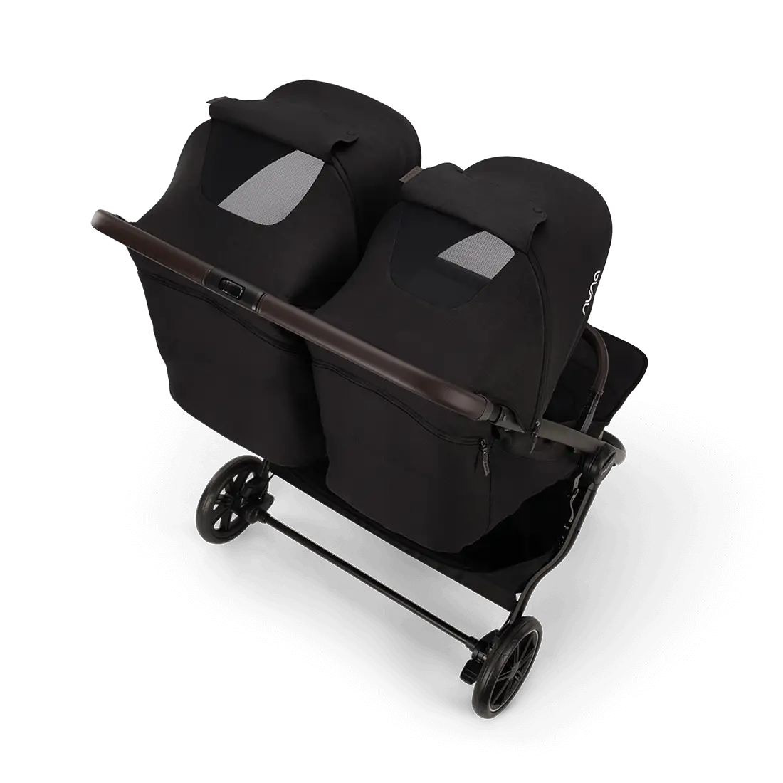 Nuna trvl dubl Side-By-Side stroller – Caviar Nuna trvl dubl Side-By-Side stroller – Caviar