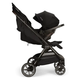 Nuna trvl dubl Side-By-Side stroller – Caviar