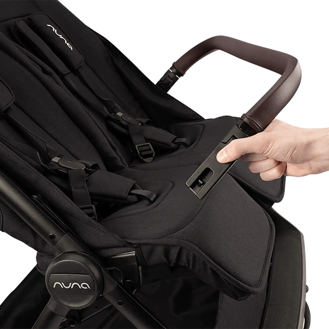 Nuna trvl dubl Side-By-Side stroller – Caviar Nuna trvl dubl Side-By-Side stroller – Caviar