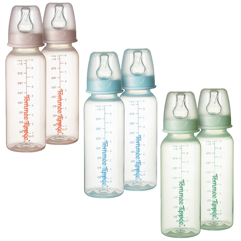 Tommee Tippee Classic Start Narrow Baby Bottles 250ml 2pk Tommee Tippee Classic Start Narrow Baby Bottles 250ml 2pk
