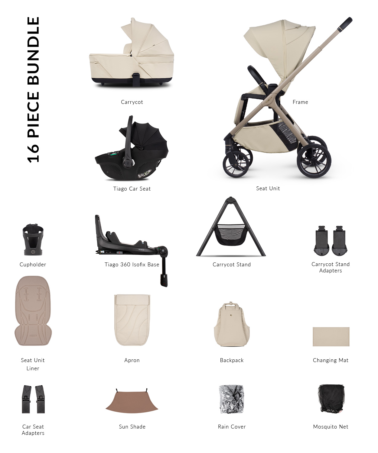 Venicci Tila Comfort 4-In-1 Plus Bundle Venicci Tila Comfort 4-In-1 Plus Bundle