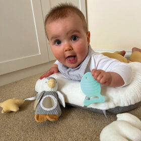 Nuby Penguin Tummy Time Pillow