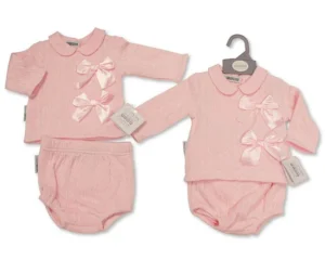 Baby Girls 2 Pcs Set With Bows