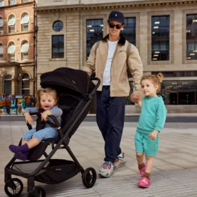 Bababing Auto Fold Compact Stroller – Black