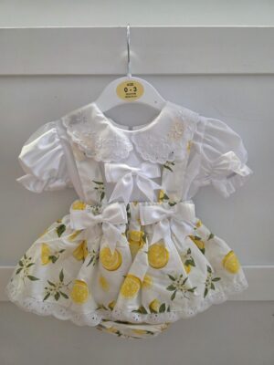 Lemon 2pc Romper Set