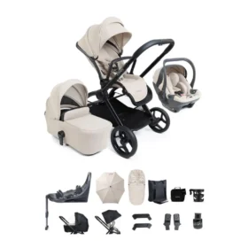 Icandy Core 2 Complete Travel Bundle With Cocoon 360 Car Seat – Storm Grey (Copy)