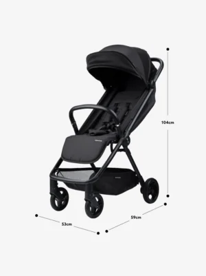 Bababing Auto Fold Compact Stroller - Black