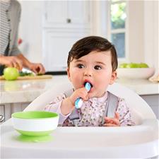 Munchkin Gentle Dip Multistage First Spoons 3pk- Blue/green