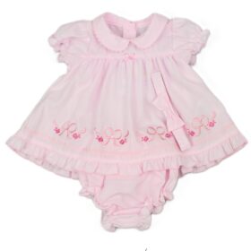 Baby Girls Dress, Pant & Headband Set