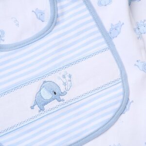 Baby Boys Elephant 6 Piece Mesh Bag Gift Set