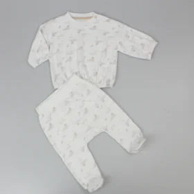 Baby Unisex Seals Ribbed Top & Footed Pants Set