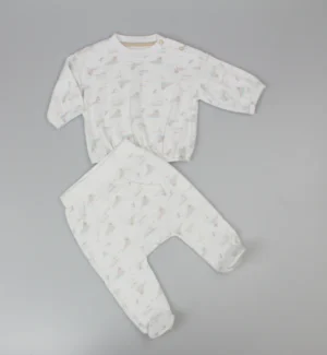 Baby Unisex Seals Ribbed Top & Footed Pants Set