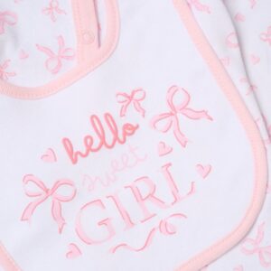 Baby Girls Floral 6 Piece Mesh Bag Gift Set (Copy)