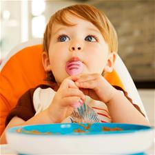 Munchkin Gentle Dip Multistage First Spoons 3pk- Pink/purple