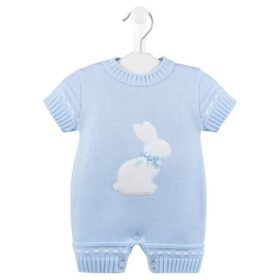 Blue Bunny Knitted Romper