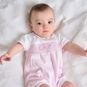 Rabbit Smocked Romper