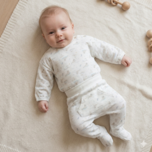 Baby Unisex Seals Ribbed Top & Footed Pants Set