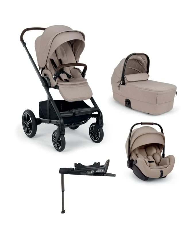Nuna Mixx Next Pushchair Bundle With Arra Flex Car Seat & Base - Chestnut (Copy)