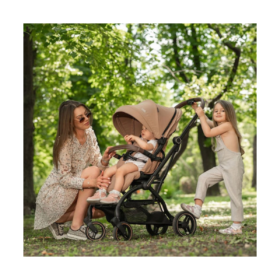 Lorelli Makaya Forward/rearward 360 Rotation Stroller- Beige