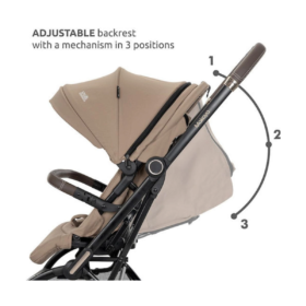 Lorelli Makaya Forward/rearward 360 Rotation Stroller- Beige