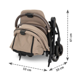 Lorelli Makaya Forward/rearward 360 Rotation Stroller- Beige