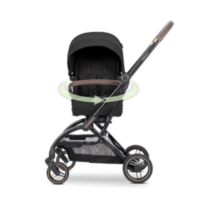 Lorelli Makaya Forward/rearward 360 Rotation Stroller- Black
