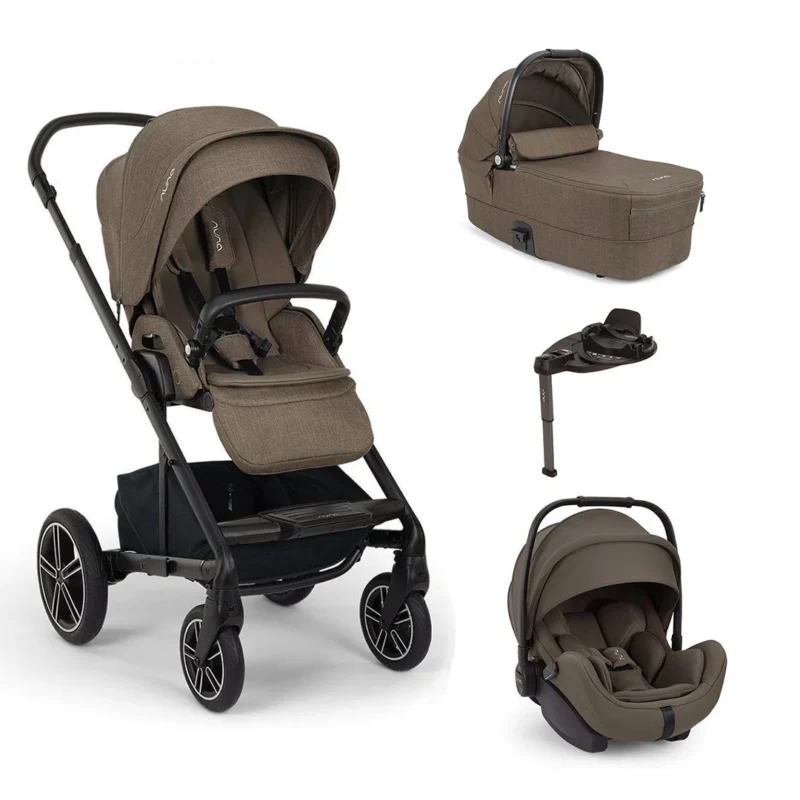 Nuna Mixx Next Pushchair Bundle With Arra Flex Car Seat & Base - Caviar (Copy)