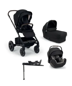Nuna Mixx Next Pushchair Bundle With Arra Flex Car Seat & Base - Caviar