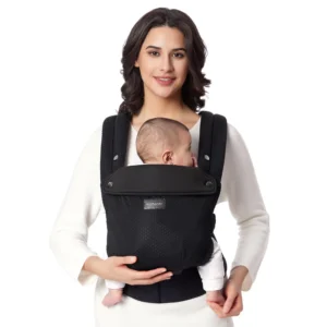 Momcozy Purehug Baby Carrier - Ergonomic Cozy & Lightweight- Mesh- Black