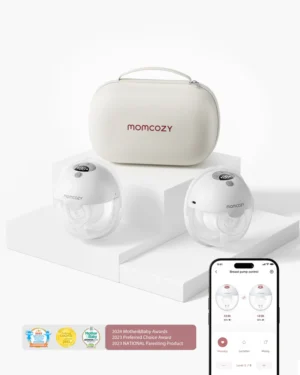 Momcozy M5 Smart Wearable Breast Pump – Upgraded With App Control