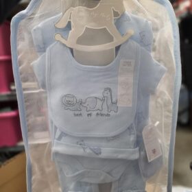 Baby Boys "jungle" 6 Piece Mesh Bag Gift Set (Nb-6 Months)