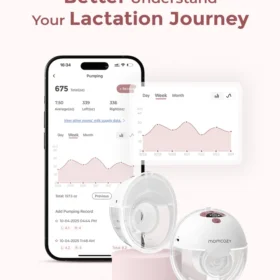 Momcozy M5 Smart Wearable Breast Pump – Upgraded With App Control