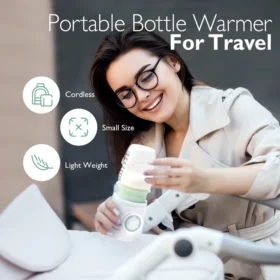 Momcozy Cordless Portable Baby Bottle Warmer For Travel