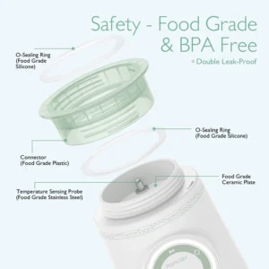 Momcozy Cordless Portable Baby Bottle Warmer For Travel