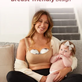 Momcozy M5 Smart Wearable Breast Pump – Upgraded With App Control