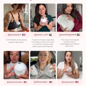 Momcozy M5 Smart Wearable Breast Pump – Upgraded With App Control