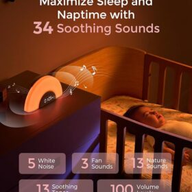 Momcozy Rainbow White Noise Machine