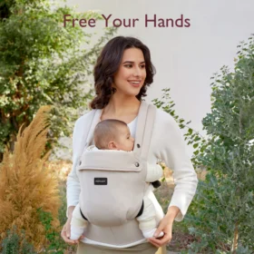 Momcozy Purehug Baby Carrier – Ergonomic Cozy & Lightweight- Black (Copy)