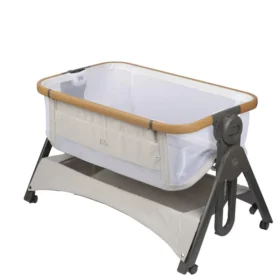 Bababing Bedside & Travel Crib (Beige)