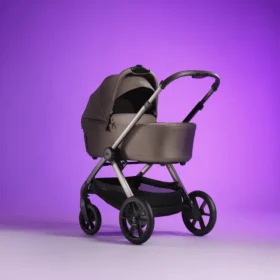 Bababing 18pc Raffi Mk11 Home & Travel System, Home & Feeding Bundle With Spin Car Seat & Base- Minky