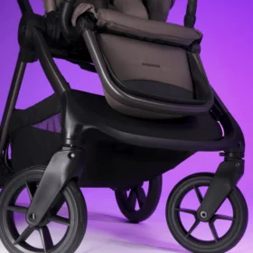 Bababing 18pc Raffi Mk11 Home & Travel System, Home & Feeding Bundle With Spin Car Seat & Base- Minky