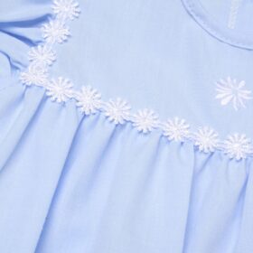 Baby Girls Romper With Embroidery