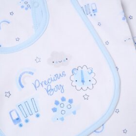 Baby Boys “precious Boy” 6 Pc Mesh Bag Gift Set