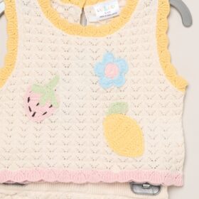 Baby Girls Fruit Crochet Top & Shorts Outfit