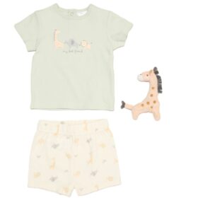 Baby Boys Giraffe Set & Plush Toy