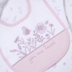 Baby Girls Floral 6 Piece Mesh Bag Gift Set (Nb-6 Months)