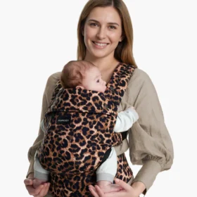 Momcozy Purehug Baby Carrier – Ergonomic Cozy & Lightweight- Leopard